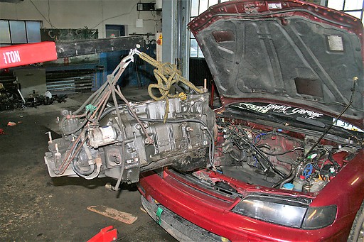 Accord Coupe demontaż silnika